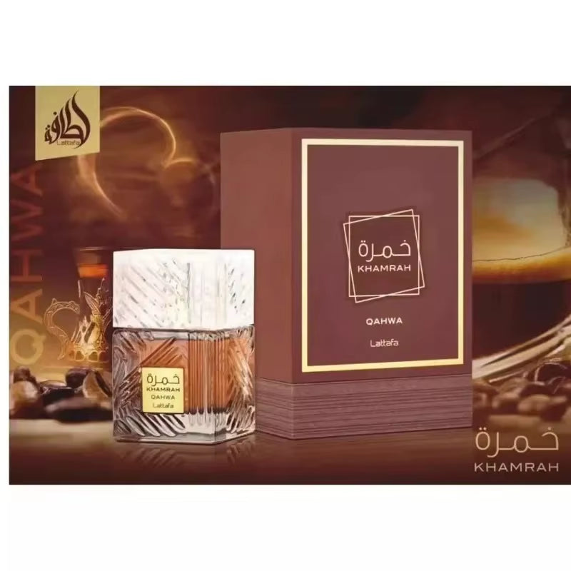 Lattafa Khamrah Men's Long-Lasting Arabic Cologne - Premium Middle Eastern Fragrance