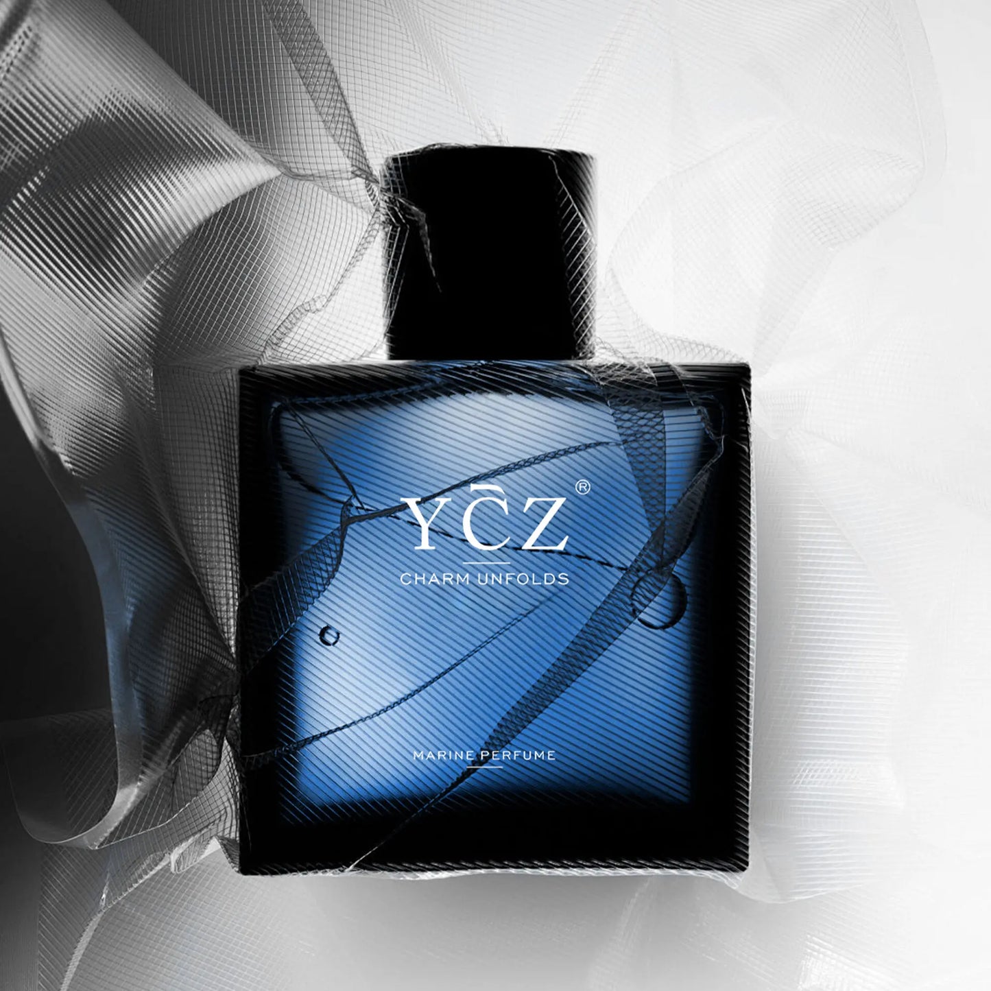 YCZ Midnight Marine Eau De Parfum 50Ml Aromatic Marine | Bergamot Pink Pepper Grapefruit Nutmeg Jasmine Ginger Incense Musk Cedar | Long Lasting Ocean Fresh Fragrance for Men Women | "The Scent of Freedom" Luxury Perfume Gift for Father'S Day