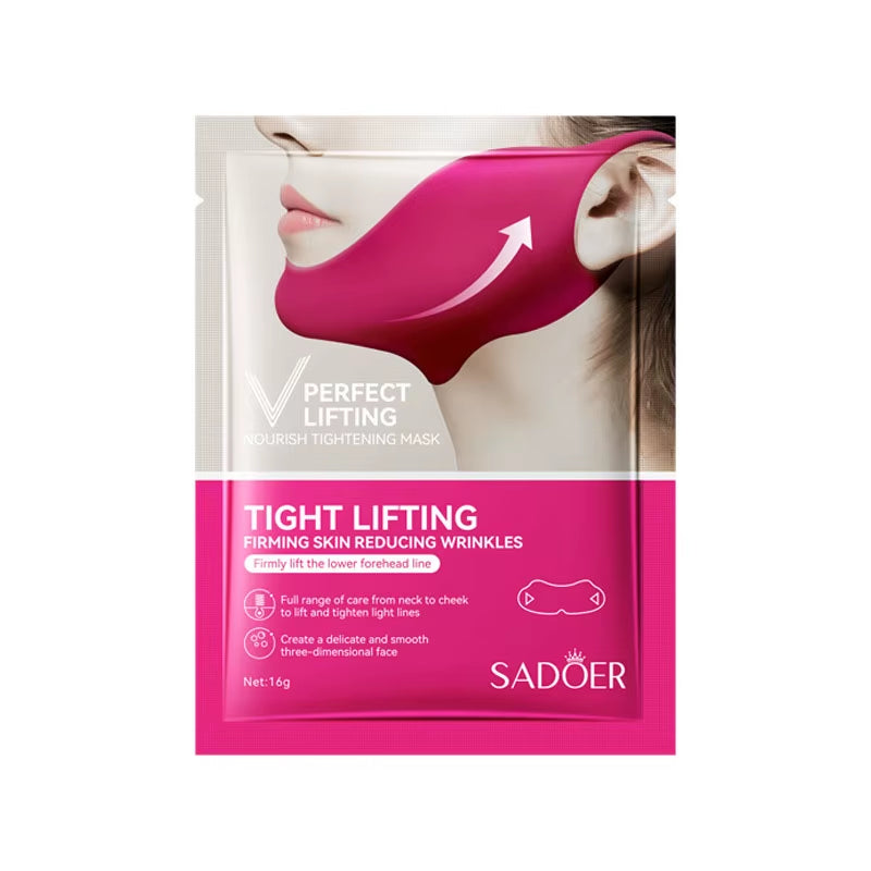 V-Shape Firming Face Lift and Slimming Mask for Masseter Muscle and Double Chin Reduction - Anti-Aging Beauty Solution