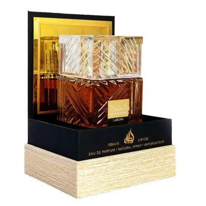 Lattafa Khamrah Men's Long-Lasting Arabic Cologne - Premium Middle Eastern Fragrance