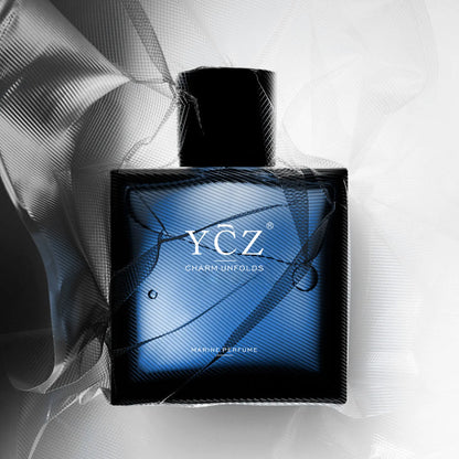 YCZ Midnight Marine Eau De Parfum 50Ml Aromatic Marine | Bergamot Pink Pepper Grapefruit Nutmeg Jasmine Ginger Incense Musk Cedar | Long Lasting Ocean Fresh Fragrance for Men Women | "The Scent of Freedom" Luxury Perfume Gift for Father'S Day