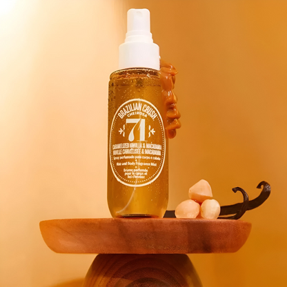Fresh & Fabulous: Long-Lasting Alcohol-Free Brazilian Perfume Spray for Hair, Body & Clothing